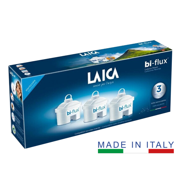 Laica F3M Univerzalni bi-flux filter kapacieta 150 L / 1 mesec filtrirane vode, pogodan je za LAICA bokale za filtriranje vode.