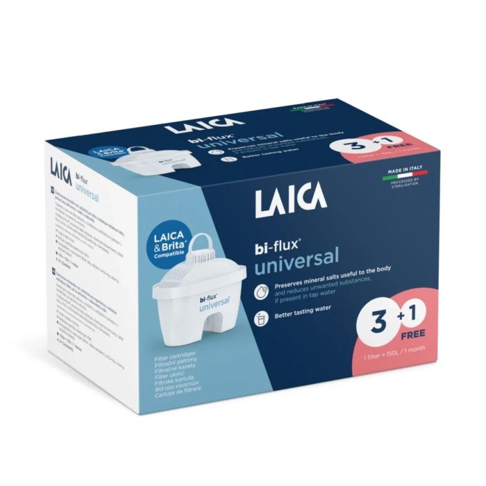 Laica F4TEC00 Univerzalni bi-flux filter -  Može se koristiti sa bilo kojim LAICA BI-flux sistemom, BRITA Maxtra ili PHILIPS bokalom za filtriranje vode.