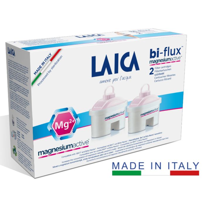 Laica G2MES01 filter magnezijum aktiv povećava koncentraciju magnezija , smanjujući neželjene supstance uključujući određene teške metale.