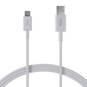 Allity AUC-03 USB-C - Lightning Kabal 1.0 m 2,4A - Ostvarite maksimalnu snagu punjenja za svoj iPhone. Izuzetno izdržljiv kabal u beloj boji