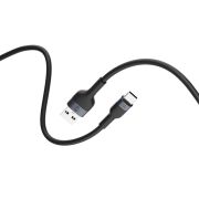 Forever Flexible (USB-C) 1m 3A kabal crni