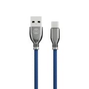 Forever Tornado (USB- C) 1m 3A Kabal plavi