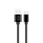 Forever (USB- USB-C) 1m 3A Kabal crni