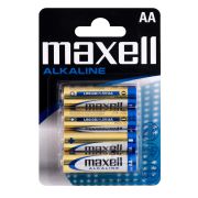 Maxell LR06 AA 1,5V Alkalne baterije zadovoljavaju najviše standarde kvalitete i nude izvrsnu pouzdanost. U pakovanju 4 komada.