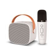 Maxlife MXKS-100 Bluetooth karaoke zvučnik beli snage 5W sa mikrofonom. Odlična zabava za mlađe ali i starije članove porodice.
