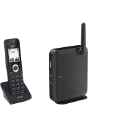 Snom M110 SCE DECT Paket koji se sastoji od Snom M100 SC bazne stanica i  M10 SCE slušalice.  Savršeno rešenje za sektor malih i srednjih preduzeća. 