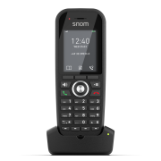 Snom M30 IP DECT slušalica sa  TFT ekranom od  2"  sa tečnim kristalima (LCD), visoke boje, pozadinskim osvetljenjem i osvetljenim tasterima. 