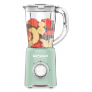 Techwood TBL-7852 Blender snage 500W sa plastičnom posudom kapaciteta 1.5 litara, dve brzine i puls funkcijom.  Zdravo i hranjivo !