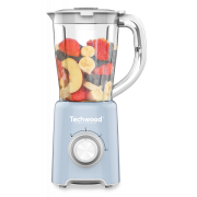 Techwood TBL-7854 Blender snage 500W sa plastičnom posudom kapaciteta 1.5 litara, dve brzine i puls funkcijom.  Zdravo i hranjivo !