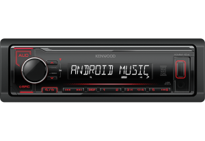 Kenwood KMM-104RY Auto radio sa ugrađenim Bluetooth-om i USB konektorom, kompatibilan sa iOS i Android uređajima, LCD displejom itd.