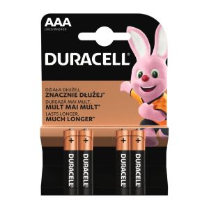 Duracell LR03 AAA 1,5V Alkalne baterije zadovoljavaju najviše standarde kvalitete i nude izvrsnu pouzdanost. U pakovanju 4 komada.