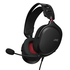 JVC GG-01BQ Gaming slušalice sa jastučićima za uši od meke mreže od memorijske pene za dugo igranje igrica uz savršen zvuk. 