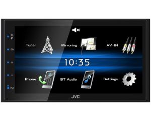 JVC KW-M25BT Multimedija za automobil  sa 6.8 inčnim monitorom USB i Bluetooth tehnologijom povezivanja sa Smart telefonima.