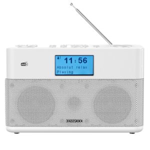 Kenwood CR-ST50DAB-W Radio Radio tjuner sa DAB+, FM tjunerom i Bluetooth-om, priljučkom za slušalice i AUX ulaz za povezivanje analognih izvora.