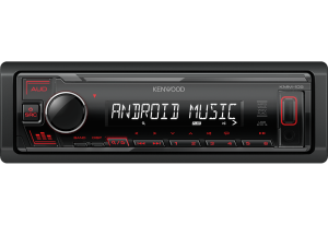 Kenwood KMM-105RY Auto radio snage 4x 45 W sa AUX I USB ulazom (iOS i Android kompatibilan) i zelenim osvetljenjem tastera.