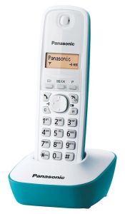 Panasonic KX-TG1611FXC Bežični telefon sa osvetljenim displejem i površinom otpornom na otiske prstiju, identifikacijom poziva, memorija 50 brojeva, redial. 