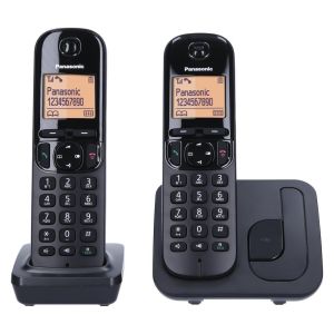 Panasonic KX-TGC212FXB Bežični telefon Sistem DECT 6.0 i GAPP kompatibilan sa mogućnošću primanja poziva preklo bilo kog tastera, alarmom, satom itd.