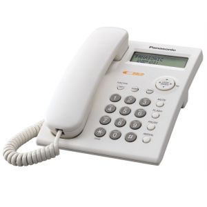 Panasonic KX-TSC11FXW Žični telefon sa LCD ekranom u tri reda i satom, identifikacijom poziva, Redial listom za 20 brojeva i imenikom od 50 brojeva.