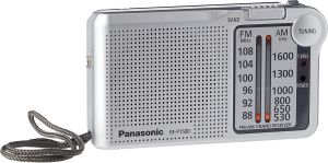 Panasonic RF-P150DEG-S Tranzistor sa zvučnikom 57 mm, podrškom za FM/AM frekvenicije, jednostavan i lak za upotrebu. Uživajte uz zvuke omiljene stanice.
