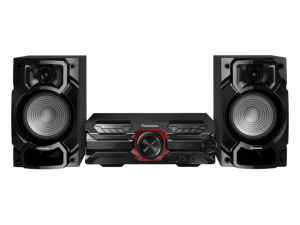 Panasonic SC-AKX320E-K Mini linija smage 450W radio tjunerom, CD Plejerom, podrškom za mobilne uređaje i DJ funkcijama: efekti, Jukebox, DJ....
