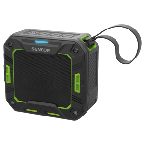Sencor SSS 1050 Bluetooth portabl zvučnik zeleni, sa kojim možete uživati u svojoj omiljenoj muzici sa telefona ili tableta pomoću Bluetooth pristupa.