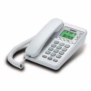 Uniden AS6404W Žični telefon sa identifikacijom poziva, redila i flash funcijama. lako se koristi i ne zauzima puno prostora.