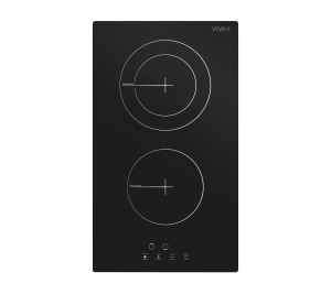 VIVAX BH-02TVC Ugradna keramička ploča je idealna za male kuhinje. Omogućava brže i efikasnije kuvanje sa dve moćna grejne površine.