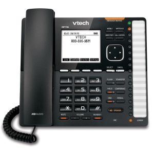VTech VSP736 SIP Telefon sa 6 SIP liniija i 32 programabilna tastera i još puno opcija koje omogućavaju kompanijama da lakše komuniciraju i sarađuju.