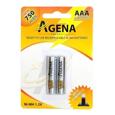 Agena Energy AAA 750mAh Ni-MH punjiva baterija  idealne za uređaje koji se svakodnevno koriste i koji zahtevaju dugotrajnost.