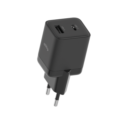 Allity ATC-01-30WAC GaN PD QC (USB-C-USB-A) 30W Punjač Crni
