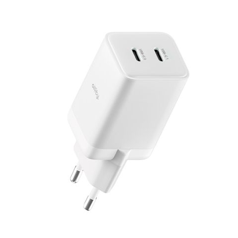 Allity ATC-01-45WCC GaN PD QC (2x USB-C) 45W Punjač beli