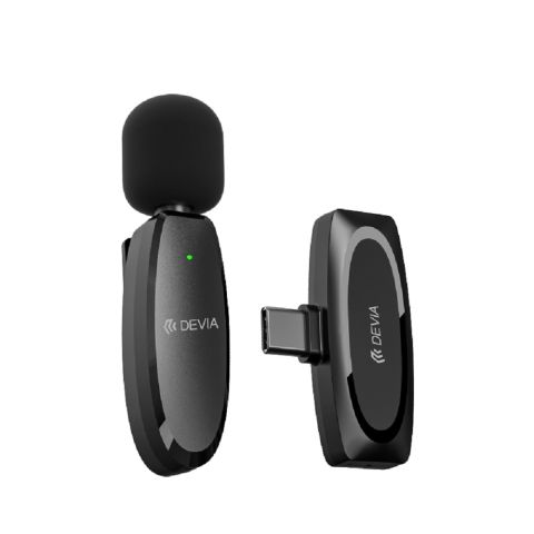 Devia bežični mikrofon za smartphone Kintone USB-C mogućava snimanje zvuka visokg kvalieta tokom snimanja videa, streaminga ili video poziva.