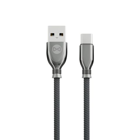 Forever Tornado (USB-USB-C) 1m 3A Kabal Crni