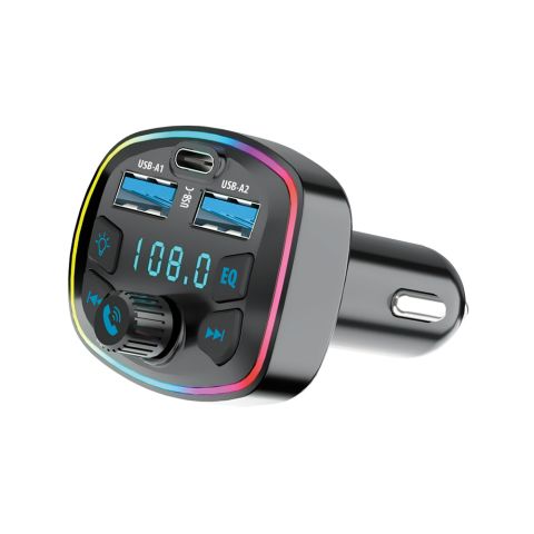Forever TR-360 (USB-A USB-C) FM BT transmiter crni pouzdan je uređaj koji osigurava udobnost i sigurnost tokom putovanja automobilom.