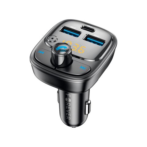 Forever TR-370 (2 x USB-A 1 x USB-C ) PD 30W FM BT transmiter je pouzdan uređaj koji osigurava udobnost i sigurnost tokom vožnje.