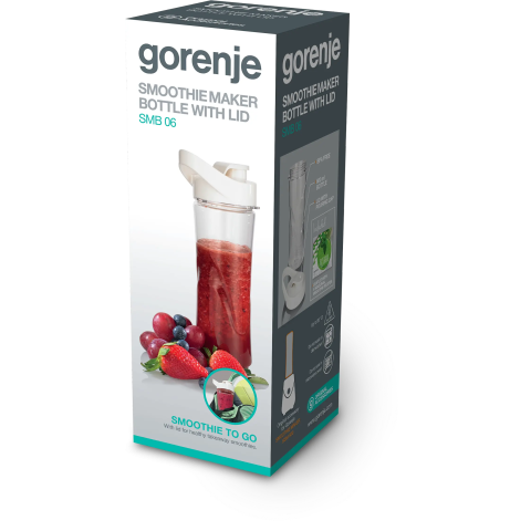 Gorenje SMB 06 Boca za smoothie  -  Zamenska ili dodatna posuda za pripremu i nošenje smutija i šejkova kapaciteta 0.6 Litara