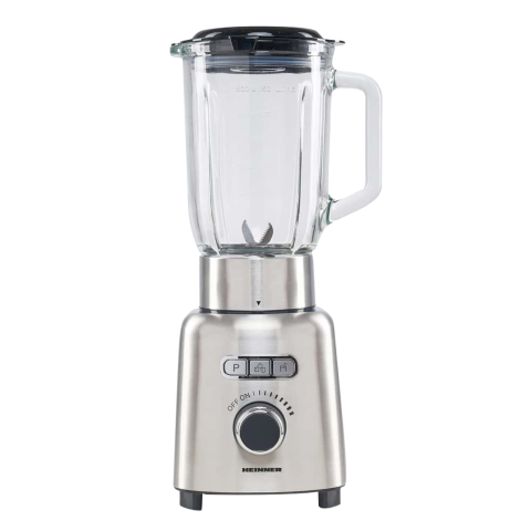 Heinner HBL-ICE1000XMC Blender snage od 1000w sa staklenom posudom za mešanje zapremine 1,5 litara i noževima od nerđajućeg čelika sa šest sečiva