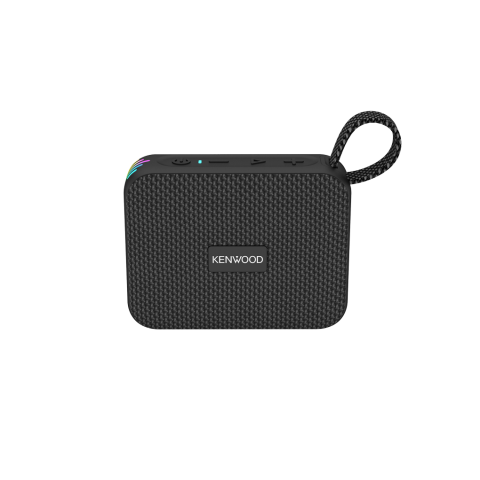 Kenwood AS-60BT-B Bluetooth zvučnik snage od 5 W, vodootporan, sa kojim možete uživati u svojoj omiljenoj muzici sa telefona ili tableta.
