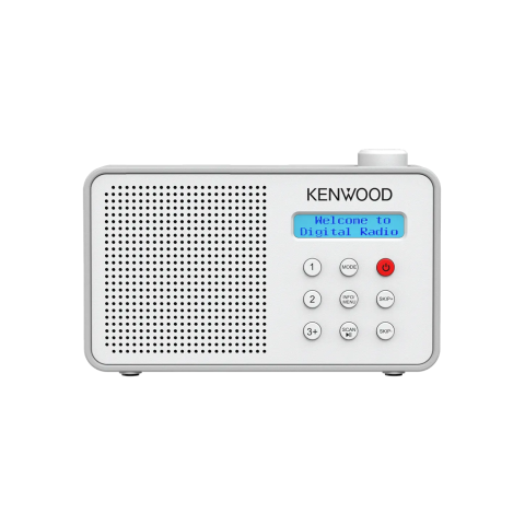 Kenwood CR-M25DAB-W Radio plejer sa DAB+ i FM Tjunerom, bluetooth-om, funkcijom alarma, integrisanom punjivom baterija od 2000 mAh.