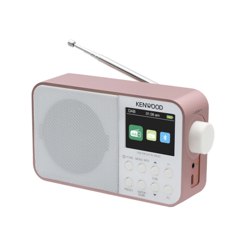 Kenwood CR-M30DAB-R Radio plejer sa DAB+ i FM Tjunerom, bluetooth-om, funkcijom sata sa alarmom....integrisanom punjivom baterija od 2000 mAh.