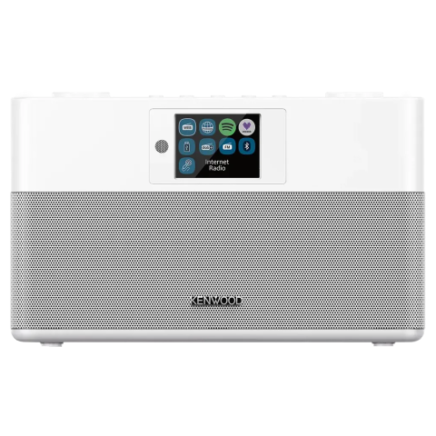 Kenwood CR-ST120S-W Compact Smart Radio - DAB+ , FM Tjuner i internet radio kao i Bluetooth Audio Streaming, Spotify Connect ili Deezer-Streaminga.