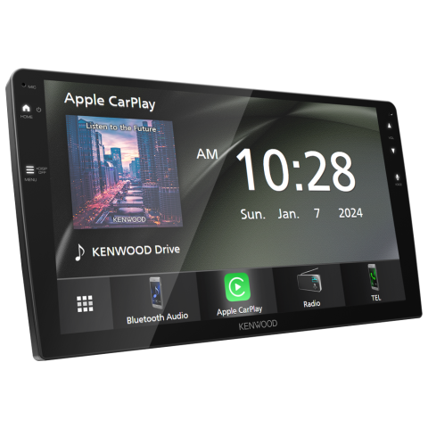 Kenwood DMX-80AXS Multimedija - 9,0-inčni kran sa ekranom na dodir - Kratki dizajn šasije u obliku slova L za jednostavnu instalaciju.