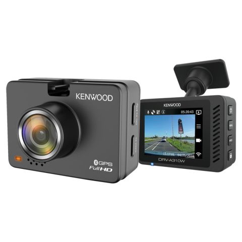 Kenwood DRV-A310W Kamera za automobil sa 2.0 " TFT LED ekranom u boji. Snima u FULL HD rezoluciji i obezbeđuje dokazni materijal u slučaju udesa.