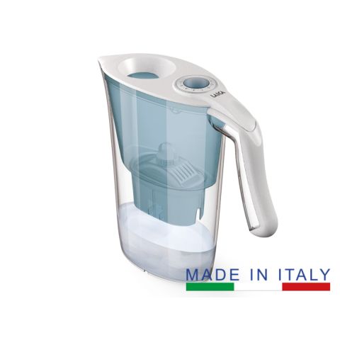 Laica J35EB Bokal za filtriranje Carmen Aida kapaciteta 2,3 L (1,2l filtrirane vode) sa ergonomskom drškom, prilagođen da staje u vrata frižidera. 