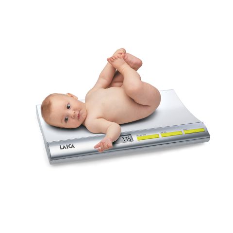 Laica PS3001 Vaga za bebe sa funcijama TARE I WEIGHT LOCK - Vaga za merenje beba pomaže vam da svakodnevno pratite rast i razvoj svog deteta. 