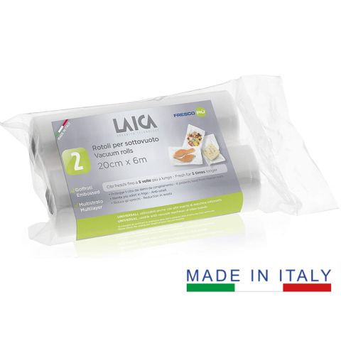 Laica VT3508 Vacuum rolne za vakumiranje kvalitetna vakuumska folija za hranu. Produžavanje svežine vaše hrane u frižideru ili zamrzivaču