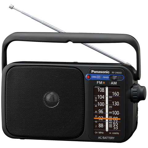 Panasonic RF-2400DEG-K Tranzistor sa zvučnikom od 10 cm, podrškom za FM/AM frekvenicije, jednostavan i lak za upotrebu. Uživajte uz zvuke omiljene stanice.,Panasonic RF-2400DEG-K Tranzistor sa zvučnikom od 10 cm, podrškom za FM/AM frekvenicije, jednostava