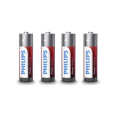 Philips AA Power Alkalne baterije 1/4  zadovoljavaju najviše standarde kvalitete i nude izvrsnu pouzdanost. U pakovanju 4 komada.