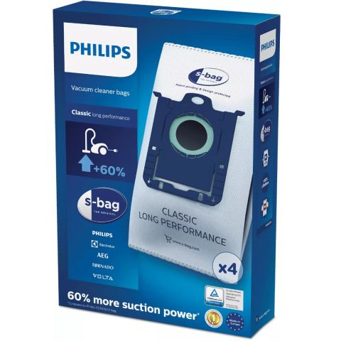 Philips FC8021/03 S-bag Kese za usisivač univerzalna za sve Philips i Electrolux (Electrolux, AEG, Volta, Tornado) usisivače sa kesom.
