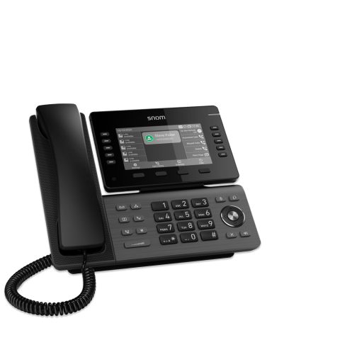 Snom D815 Sip Telefon sa 12 SIP linija i IPS colour displejem od 5 inča koji meže da se podešava,40programabilnih funkcijskih tastera itd. 
